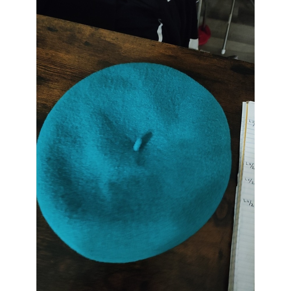 P.R.T. ULTRABASQUE TEAL FRENCH ARTIST WOOL BERET
